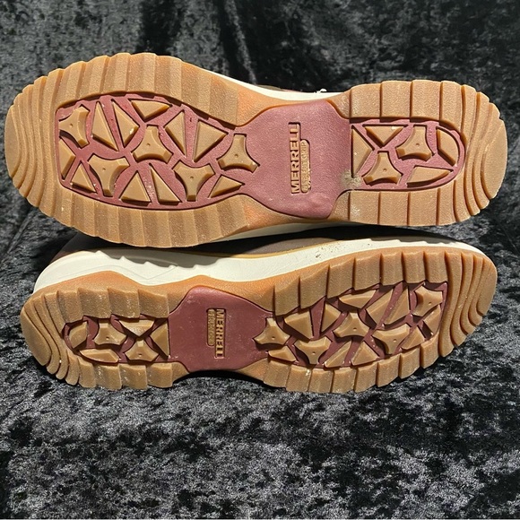 Merrell Women’s Eventyr Bond Waterproof Winter Boots Wine Color Women’s 8.5 EUC - Picture 3 of 5